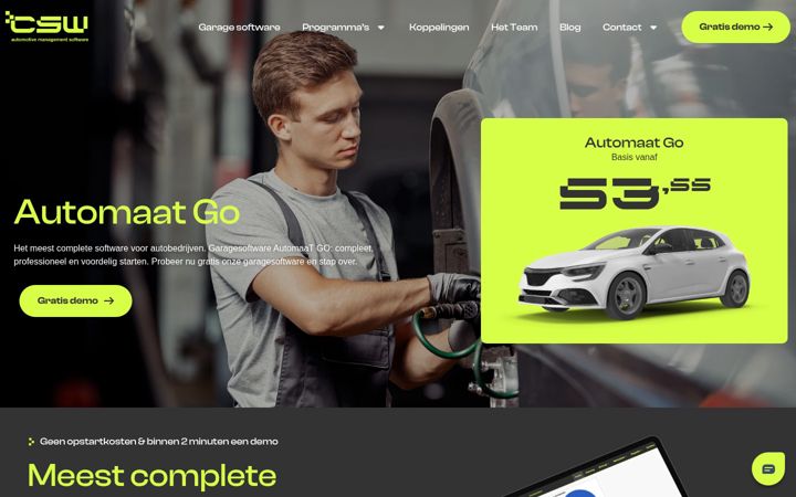 Screenshot of automaat.cc