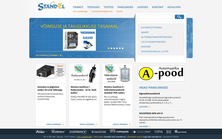 Screenshot of automaatika.eu