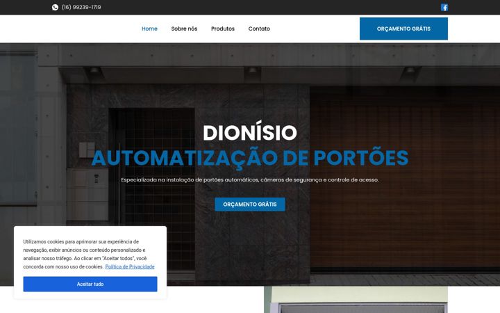 Zrzut ekranu automacaodeportoesdionisio.com.br