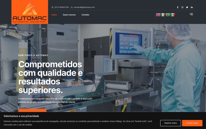 Screenshot of automacbrasil.com