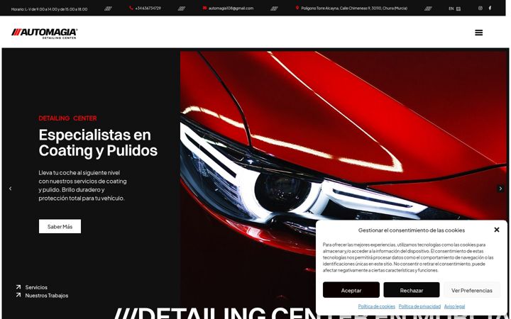 Képernyőkép: automagiadetailing.com