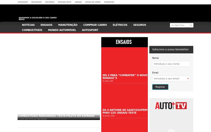 Screenshot of automais.pt