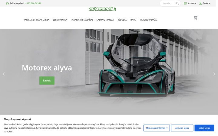 Képernyőkép: automanai.lt