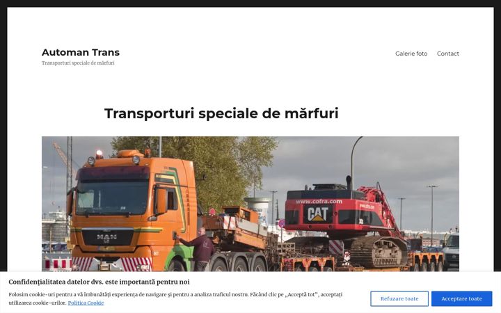 Screenshot of automantrans.ro