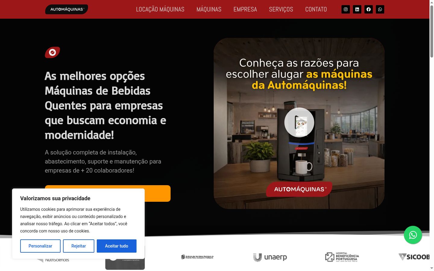 Sutikimo reklamjuostės, rodytos prieš bet kokią sąveiką, ekrano kopija
