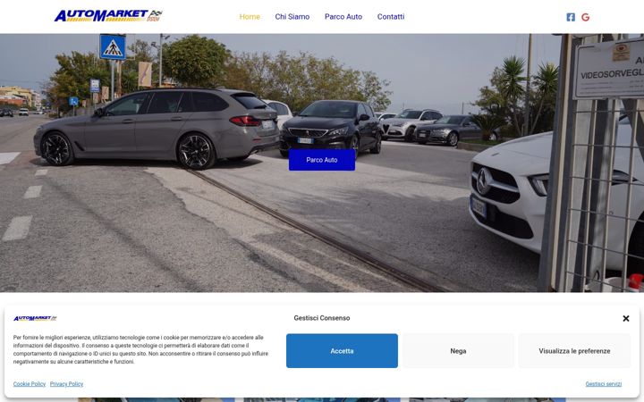 Kuvakaappaus sivustosta automarketsystem.com
