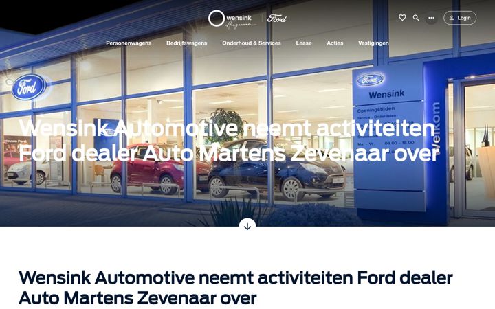 Screenshot of automartens.nl
