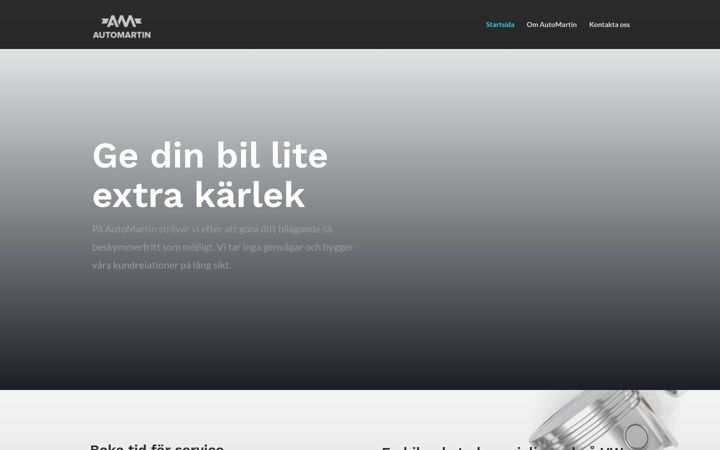 Screenshot of automartin.se