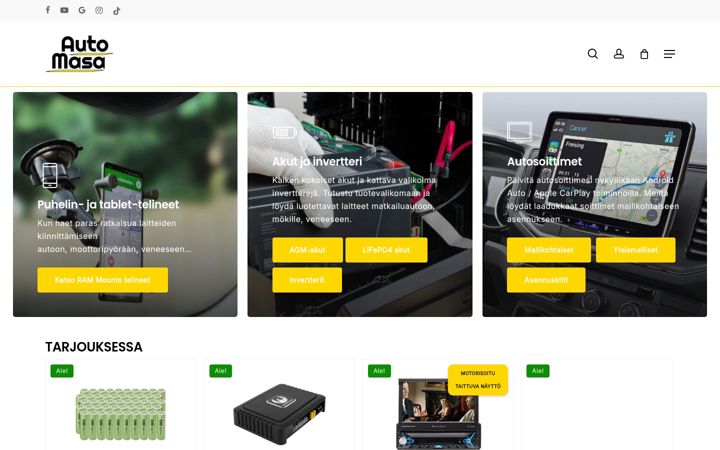 Screenshot of automasa.fi