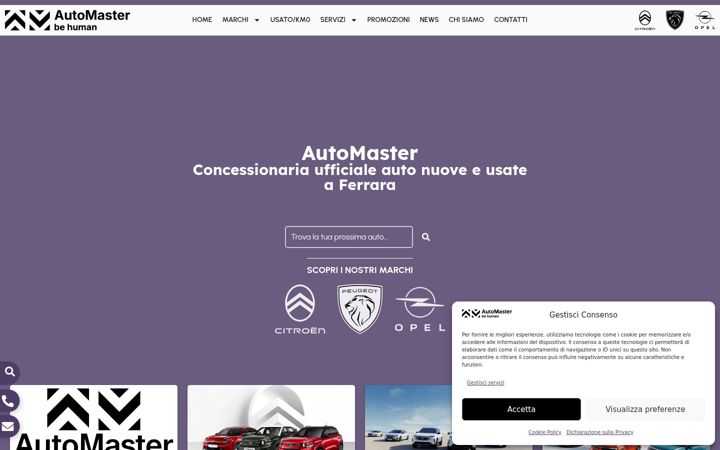 Zrzut ekranu automaster.it
