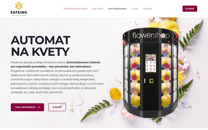 Screenshot of automat-na-kvety.sk