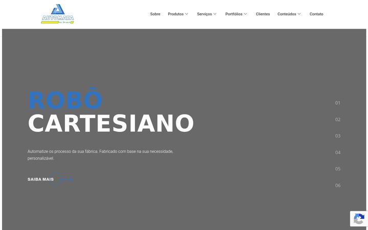 Екранна снимка на automataweb.com.br