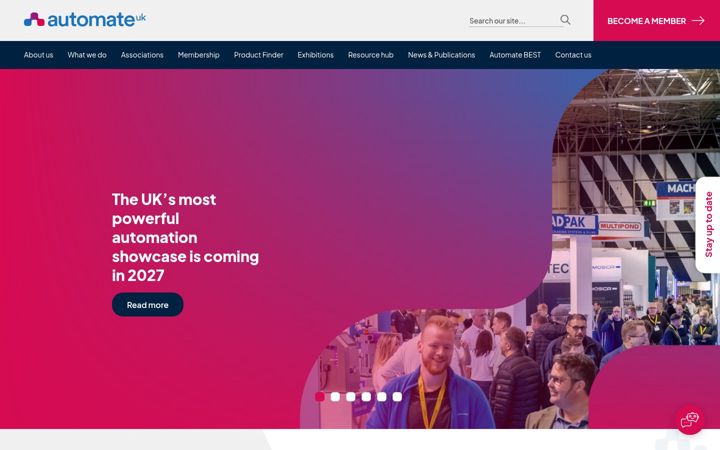 Екранна снимка на automate-uk.com