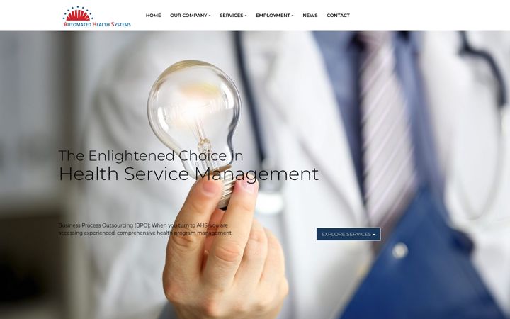 Skærmbillede af automated-health.com