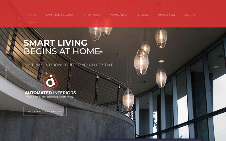 Screenshot of automated-interiors.com