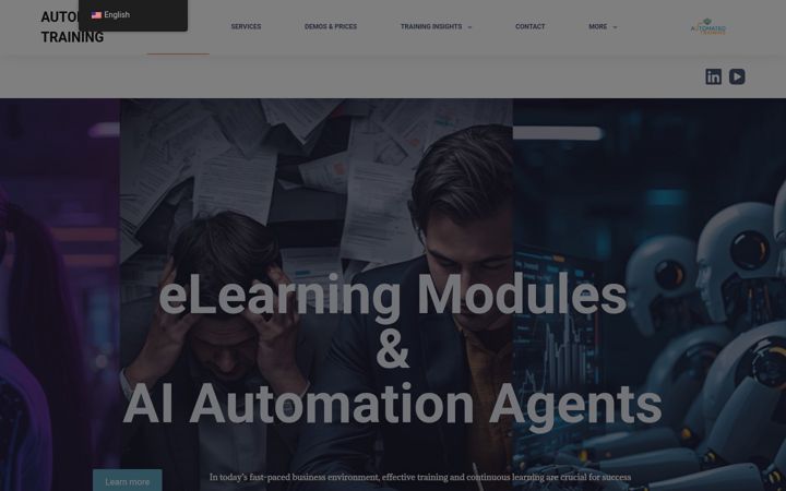 Skærmbillede af automated-training.com