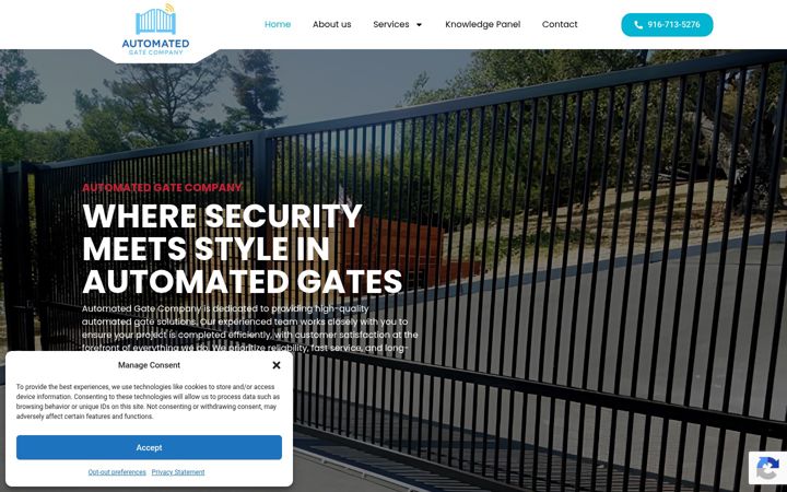 Screenshot of automatedgatecompany.com