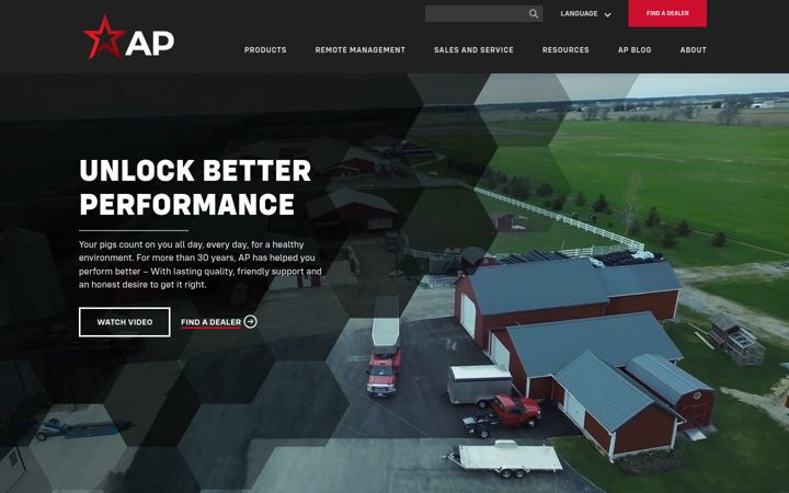 Screenshot of automatedproduction.com