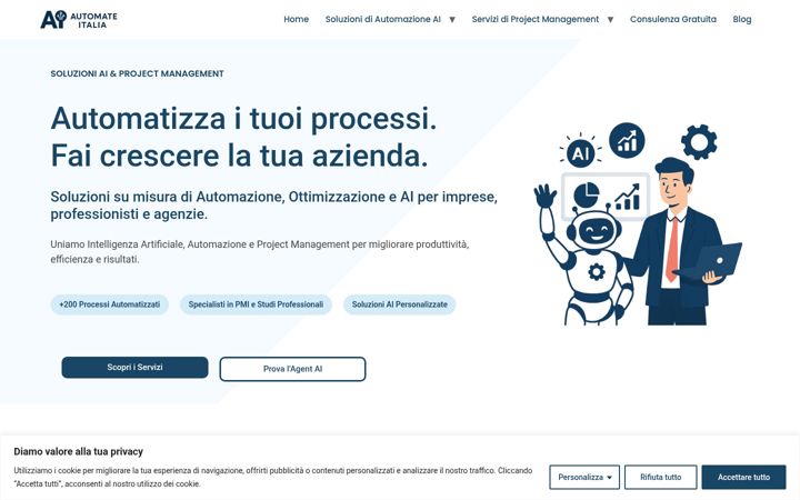 Ekrānuzņēmums no automateitalia.com