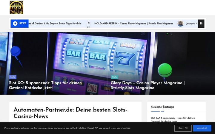 Екранна снимка на automaten-partner.de