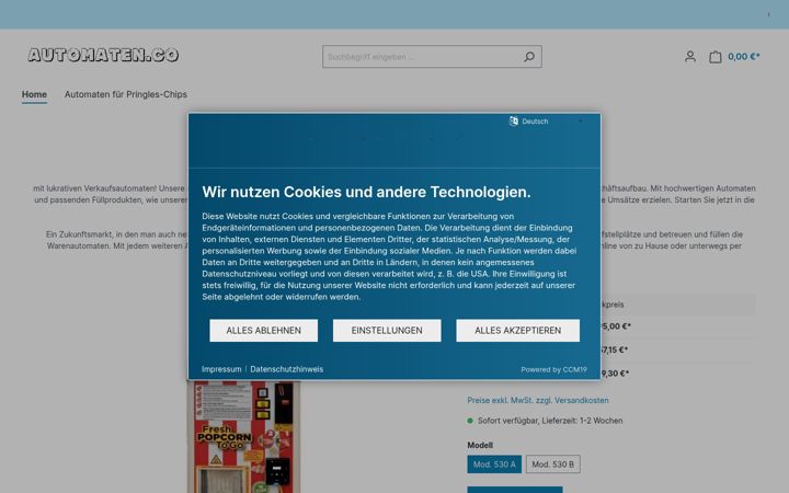 Screenshot of automaten.co