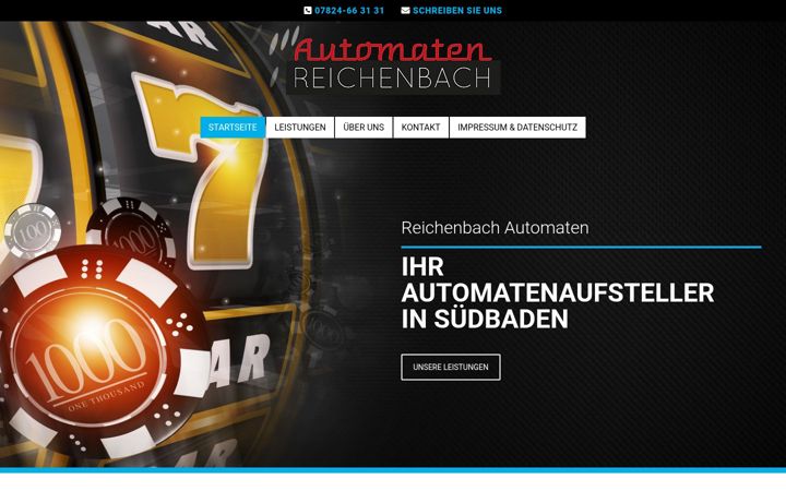 Screenshot of automatenaufsteller-reichenbach.de