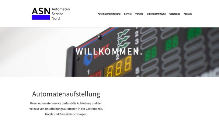 Screenshot of automatenservice-nord.de