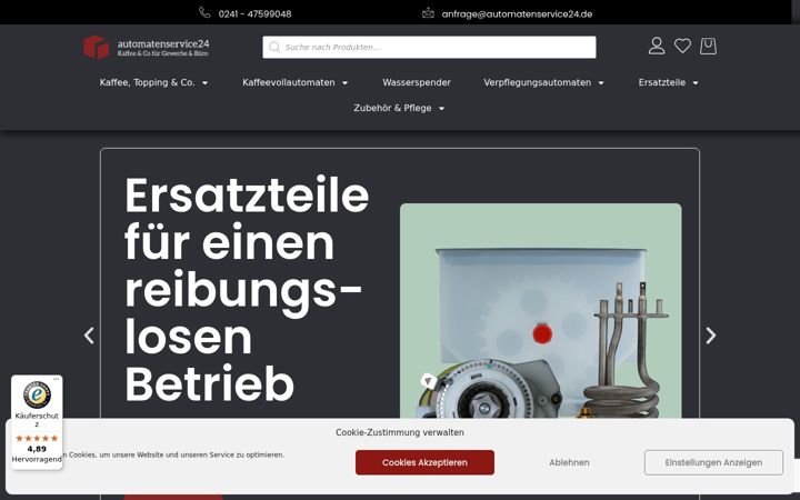 Screenshot of automatenservice24.de