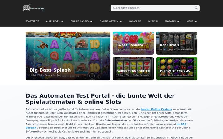 Screenshot of automatentest.de