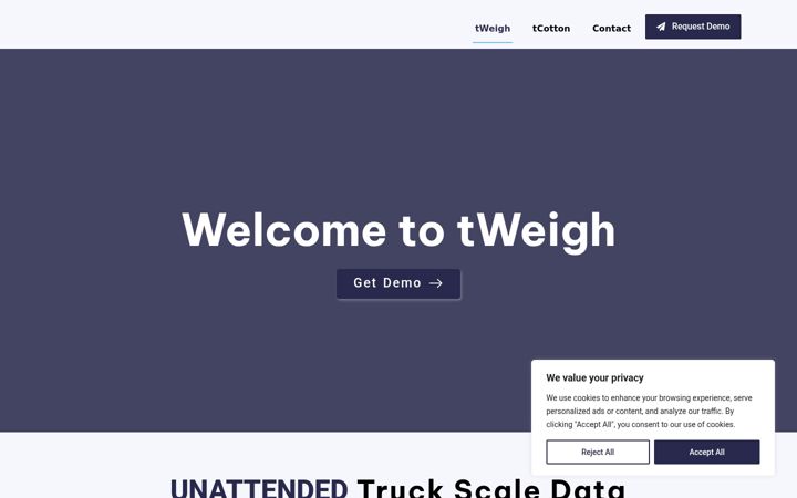 Screenshot of automatescales.com