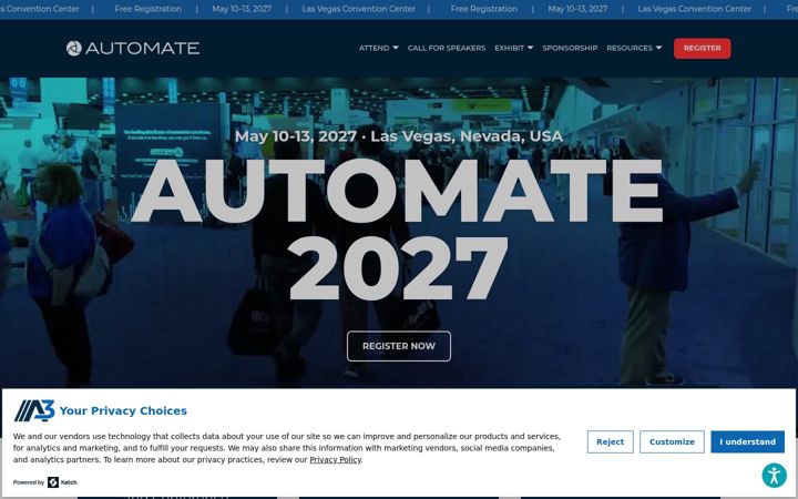 Screenshot of automateshow.com