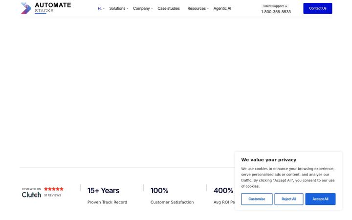 Screenshot of automatestacks.com