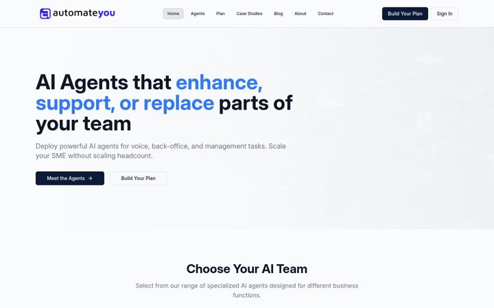 Ekrano kopija automateyou.co.uk