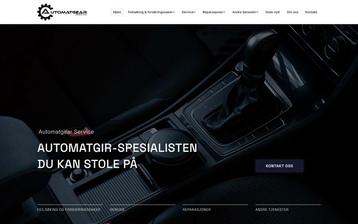Screenshot of automatgear.no