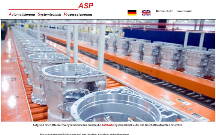 Screenshot of automatic.de