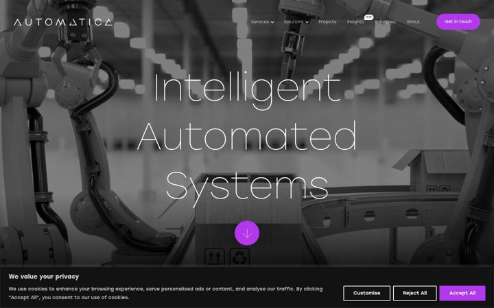 Screenshot of automatica.systems