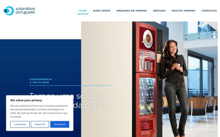 Screenshot of automaticos.pt