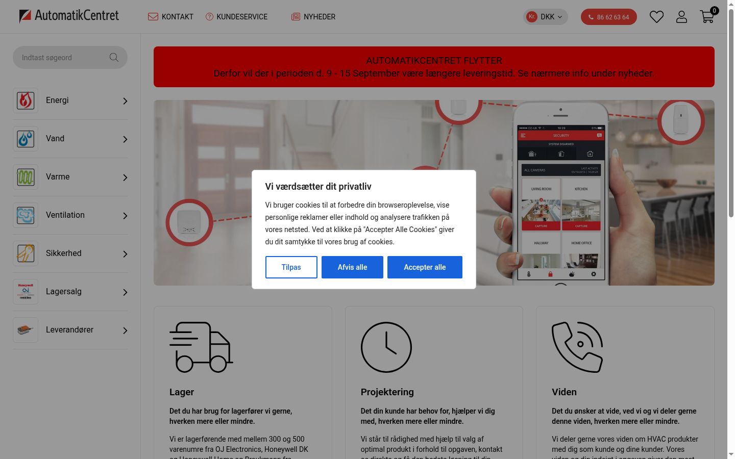 Sutikimo reklamjuostės, rodytos prieš bet kokią sąveiką, ekrano kopija