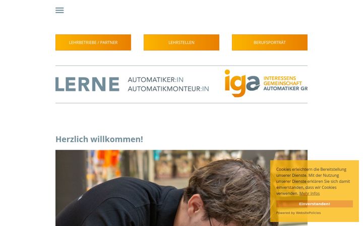 Skærmbillede af automatiker-gr.ch