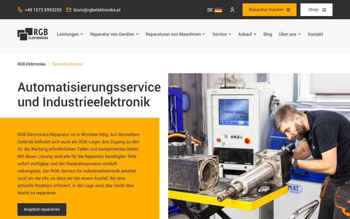 Screenshot of automatikreparaturen.de