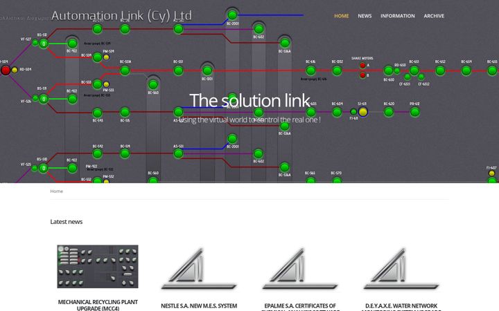 Screenshot of automation-link.com
