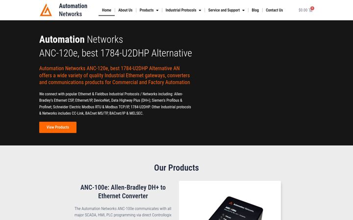 Screenshot of automation-networks.com