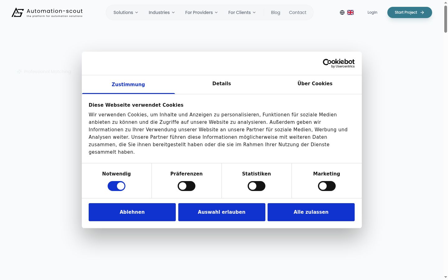 Sutikimo reklamjuostės, rodytos prieš bet kokią sąveiką, ekrano kopija