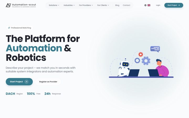 Screenshot of automation-scout.com