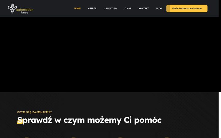 Screenshot of automationbees.com