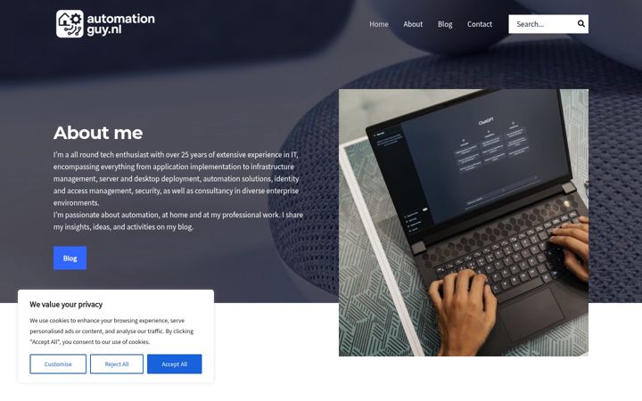 Screenshot of automationguy.nl