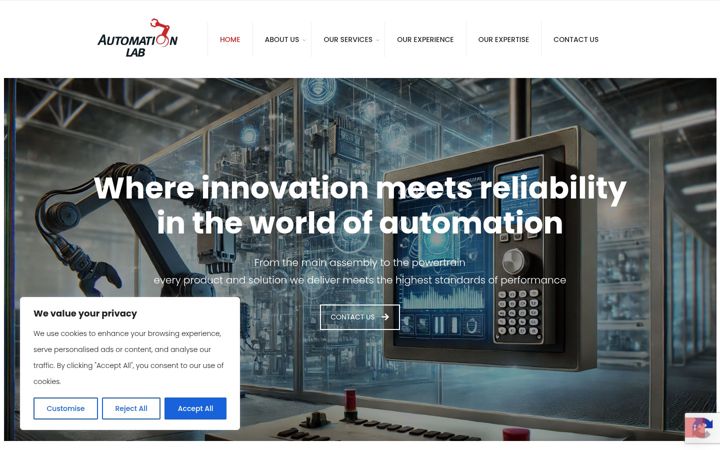 Screenshot of automationlab.us