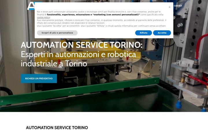 Screenshot of automationservicetorino.it