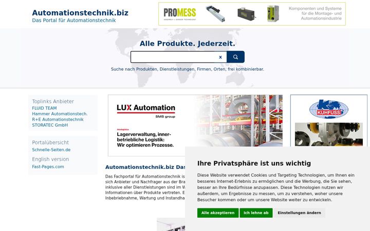 Screenshot of automationstechnik.biz