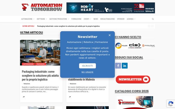 Zrzut ekranu automationtomorrow.com